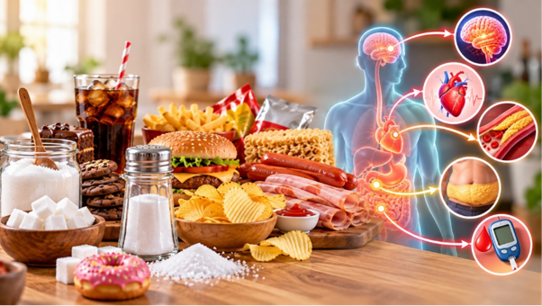 Sugar, Salt, and Processed Foods: How Your Food Environment Shapes Lifestyle Diseases